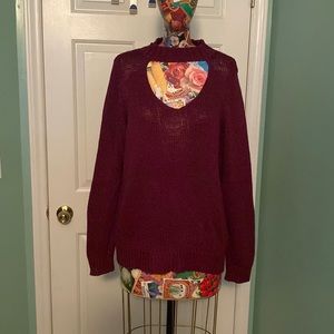Keyhole sweater